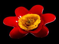 red Wax Candle Decoration