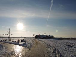 Winter North Sea Sun