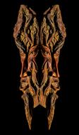 Tree Bark Carving Wood