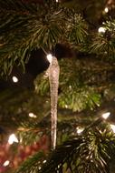 Christmas Ornaments Icicle Glass