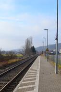 Platform Railway Station Sun