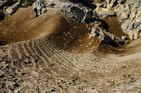 Vertocknete Earth sand Cracks