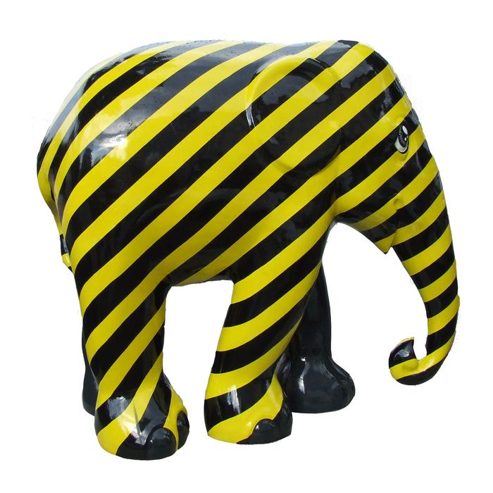 Black and yellow Elephant Trier