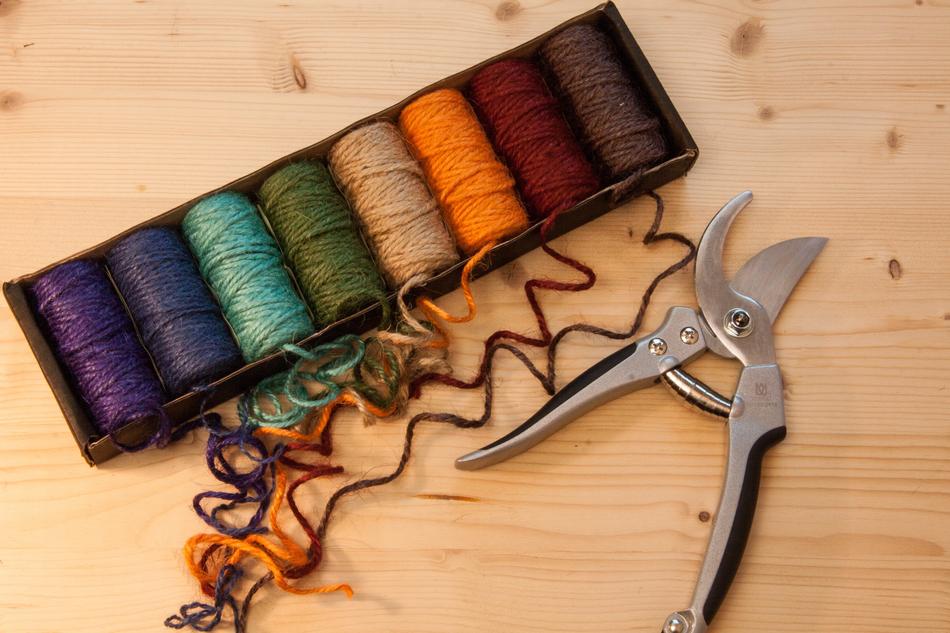 colorful Nutscene Jute Cord cardboard