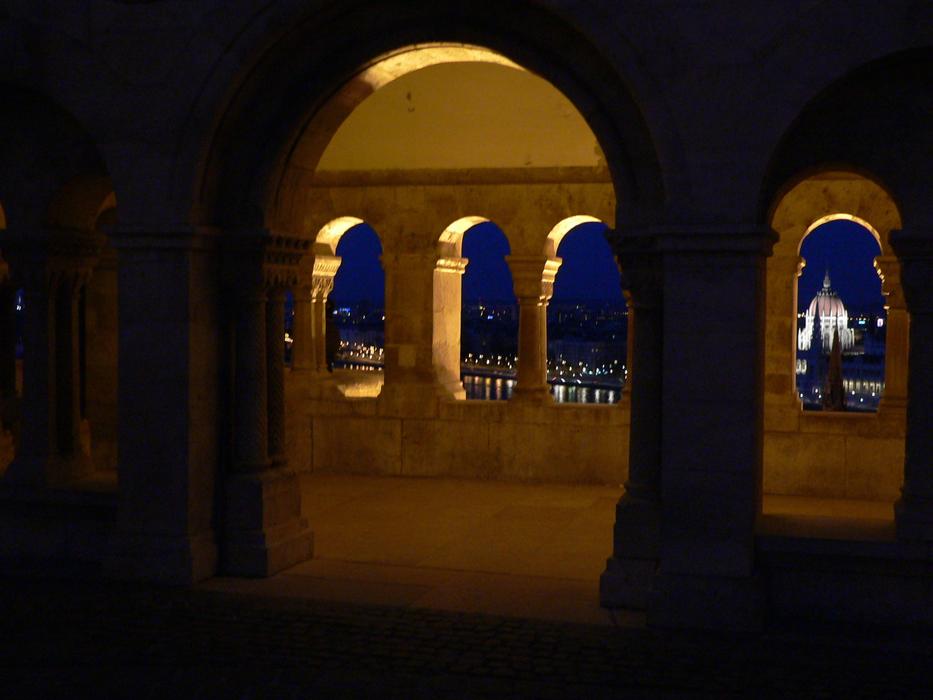 the bastion of the parliament building in Hungary