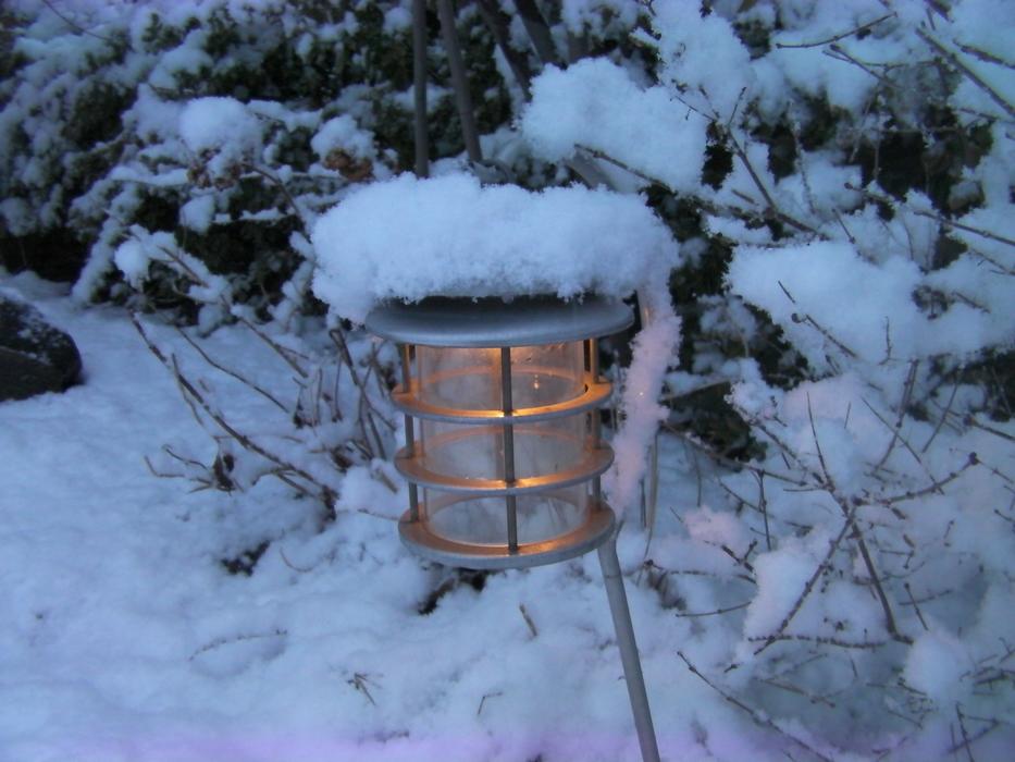 Lamp Light at Snow