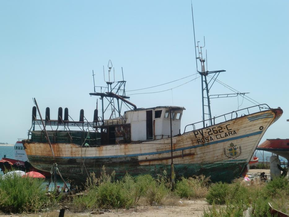 Wrecked Ship Boat