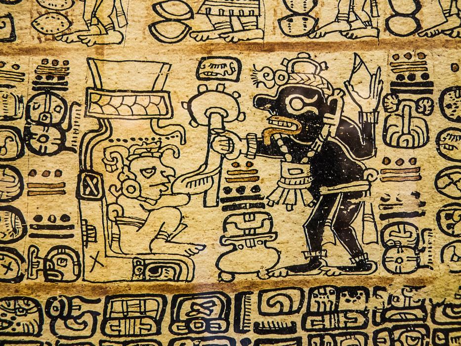 Aztec Pre hieroglyphic Columbian Mexico