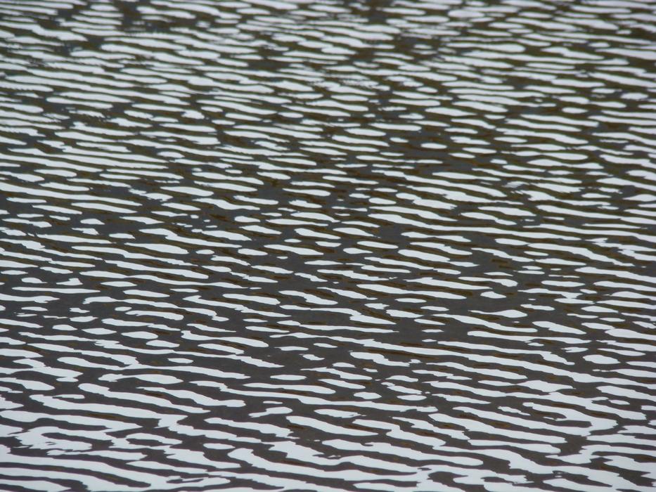 glare on the water as a background