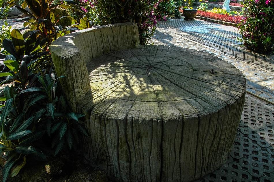 Seat wood Log