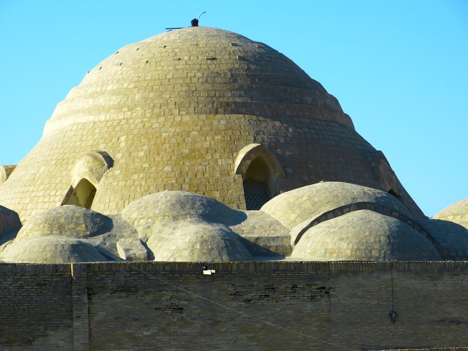 dome on the roof of the bazaar