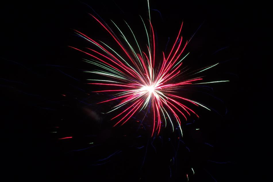 Fireworks Nights pink Lights