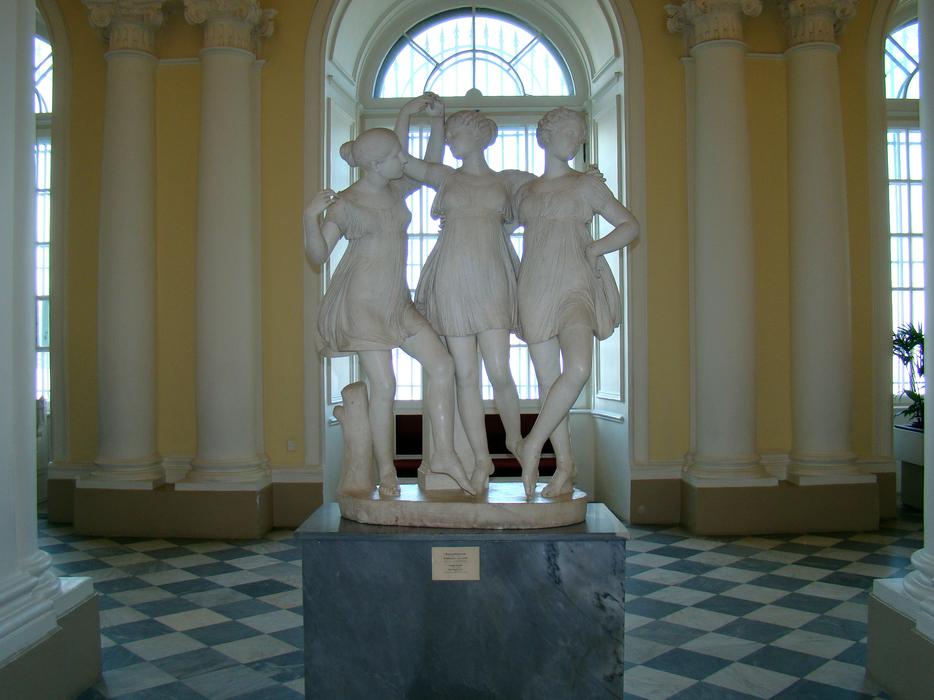 sculpture of ancient greece on display in the hermitage