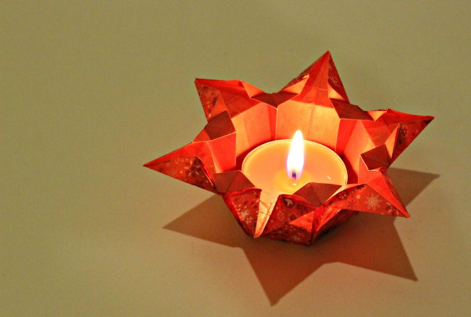 Time Star Out Tealight Christmas