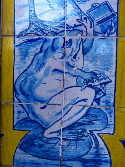 Azulejos Tile Blue as art