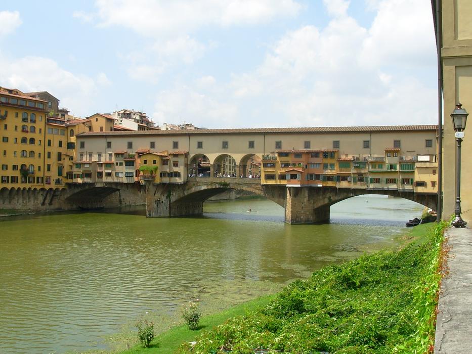 Ponte Vecchio Arch bridge in Florence