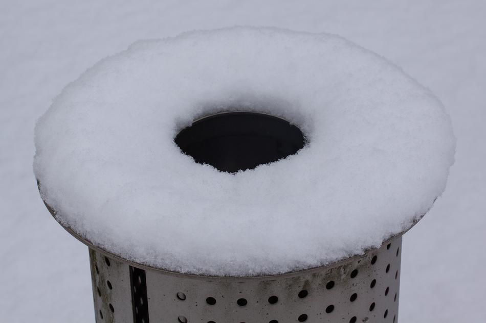 Snowy Waste Bins