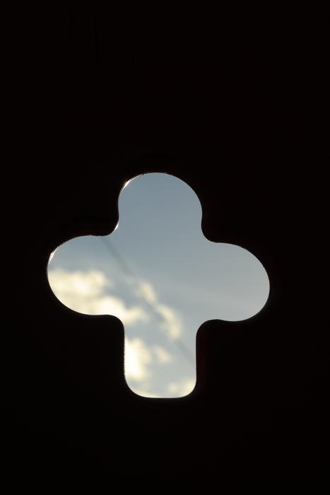 By Looking Sky Cross window