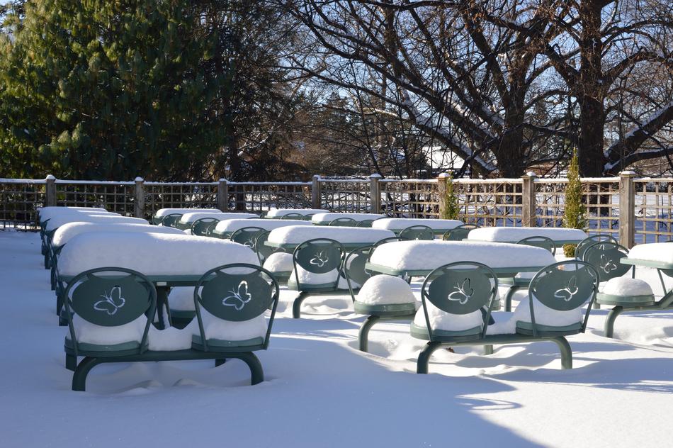 Snow Cafe Winter