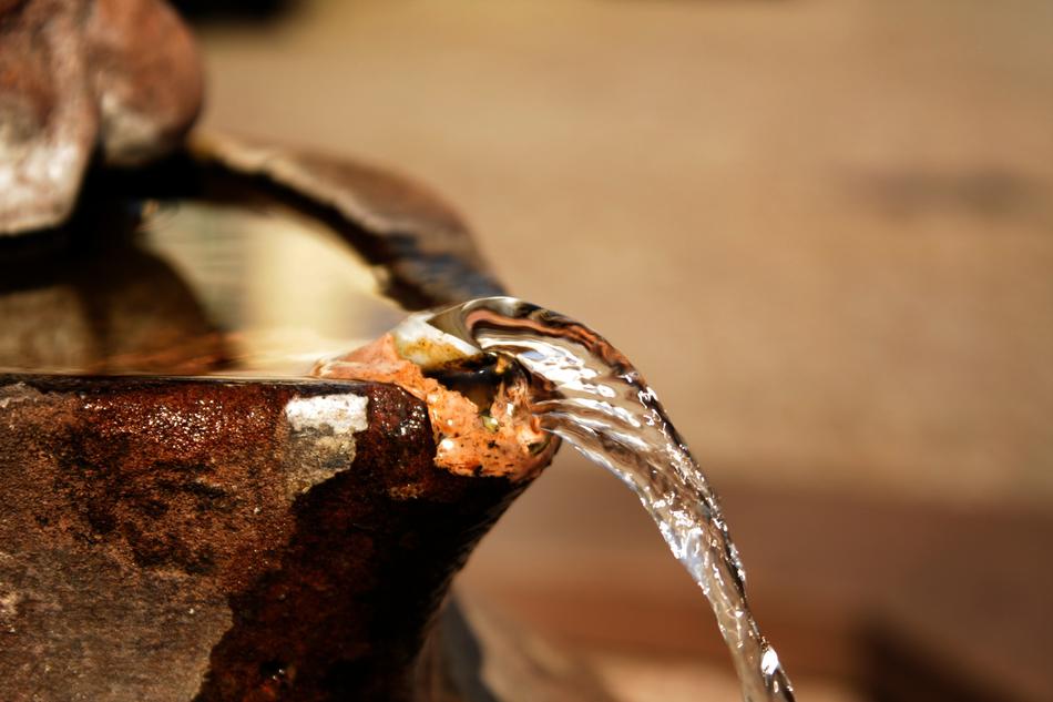 Fountain Water Jet Partial View