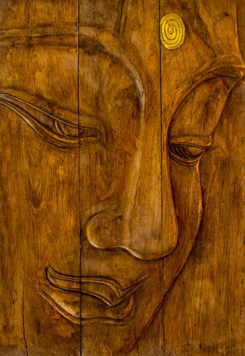 Carving Wood Picture Portrait