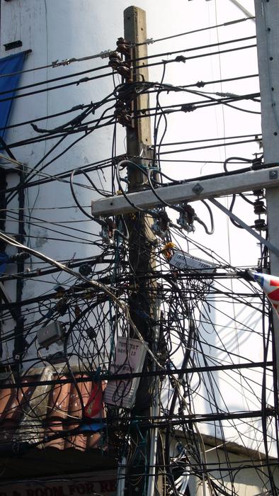 Power Cable Salad Knotted
