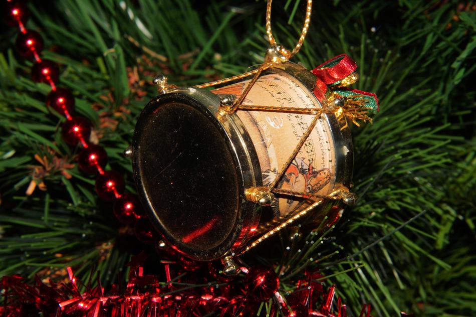 Drum Christmas decoration