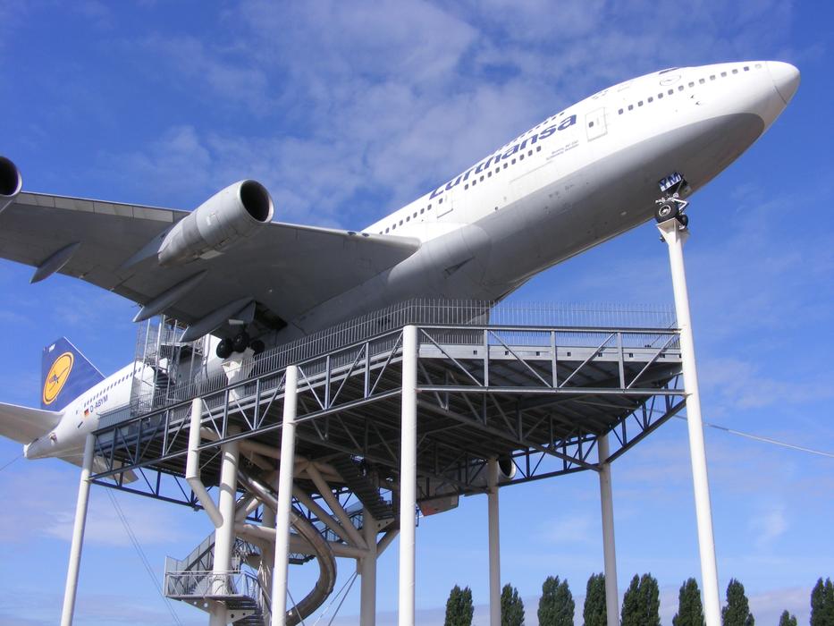 lufthansa jumbo jet at the technical museum Speyer