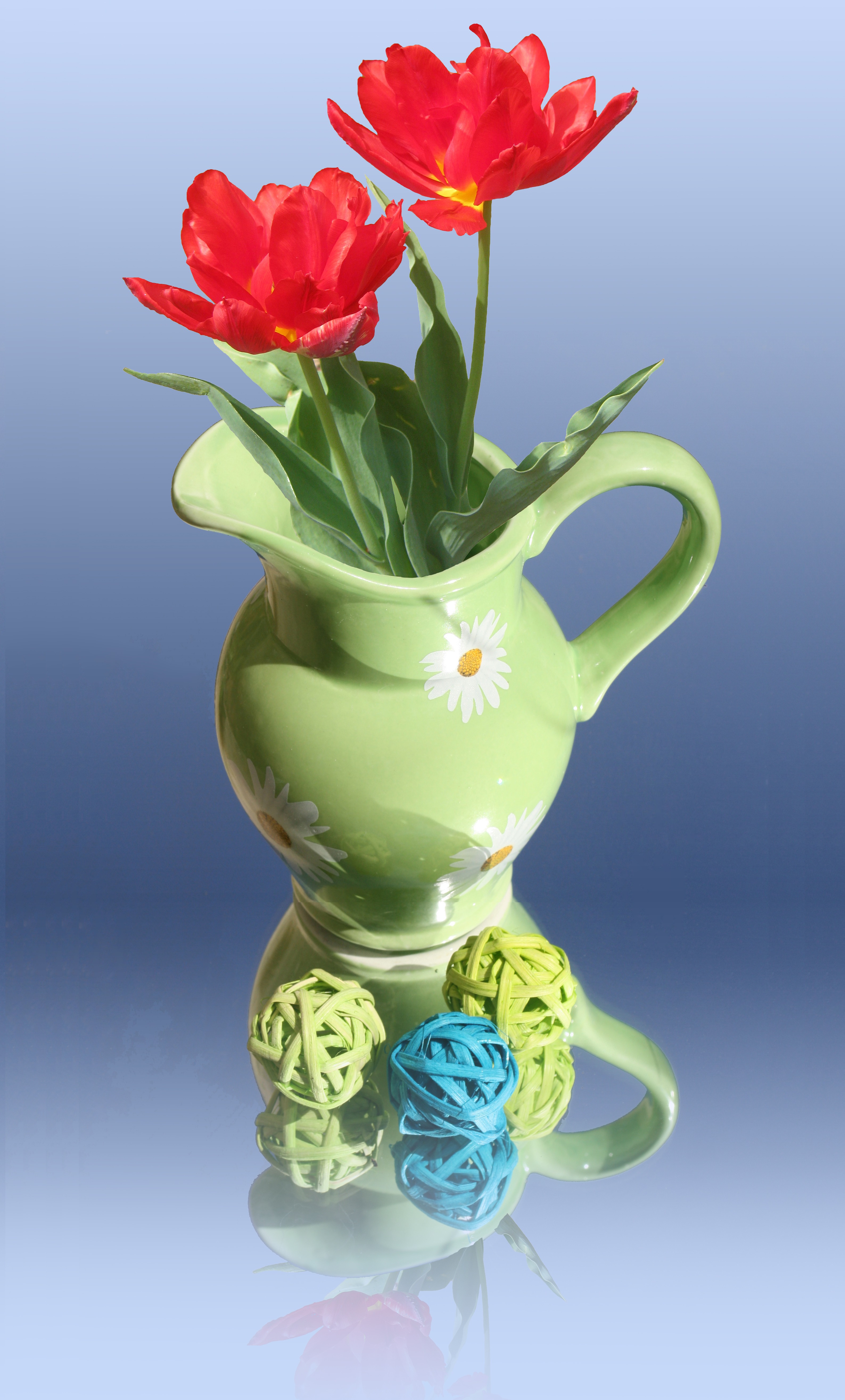 Tulips Vase Decoration free image download