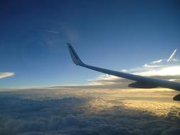 Clouds Plane view