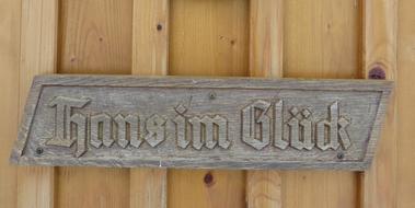 Wooden Sign Fairy Tales Hans