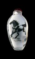 Horse Vase Tusche Indian Ink