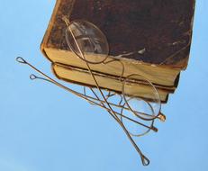 Reading Glasses Book Old