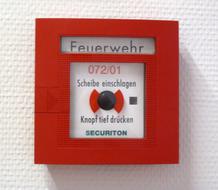Fire Detector Red Box