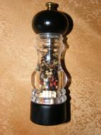 Pepper Mill Glass Orange