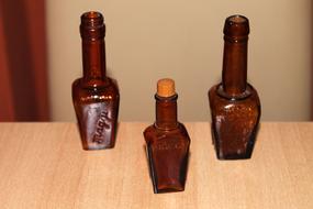 Glass Bottle Bottles Brown