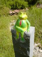 Frog Granite Stele Garden