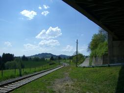 Schienenh Railroad Track