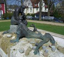 Stephen Of Saulus Fountain Bronze