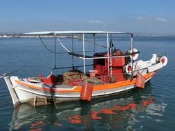 Fishing Boat Greece Mediterranean