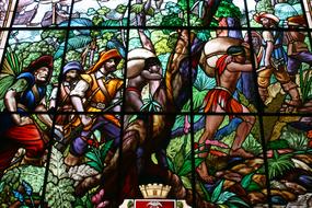 Stained Glass Indians