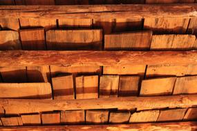 Wooden Boards Wall facade