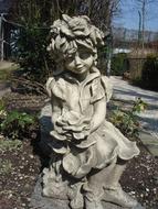 Stone Figure Garden Statue