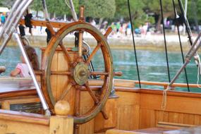 Ship Sail Steering Weel