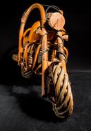 Wooden Motorcycle Wood Model Art