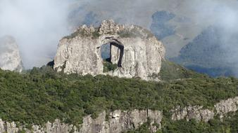 natural stone sculpture on the horizon