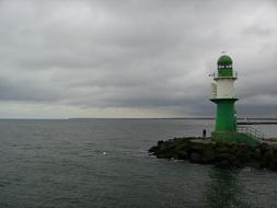 Lighthouse Sea Clouds