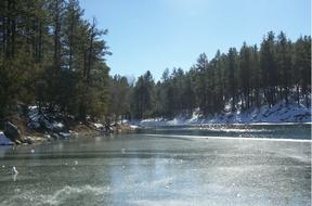 Lynx Lake Winter Snow