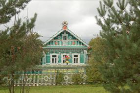 Russia Countryside building