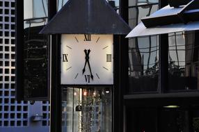 Clock Tower Downtown at evening